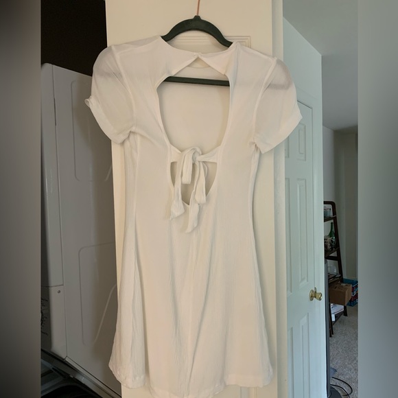 Vacay Days White Backless Shift Dress Lulus - Picture 3 of 5